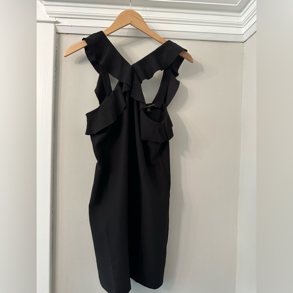 Banana Republic Flounce Ruffle Halter Dress